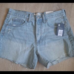 Classic Light Blue Denim Shorts